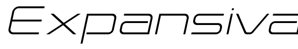 Expansiva font preview